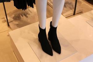 Tel Aviv Israel March 15, 2020. A mannequin is on display in a large store. photo