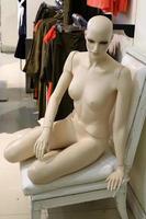 Tel Aviv Israel March 15, 2020. A mannequin is on display in a large store. photo