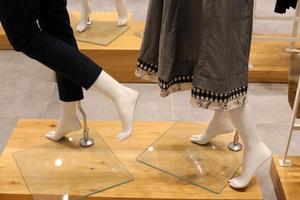 Tel Aviv Israel March 15, 2020. A mannequin is on display in a large store. photo