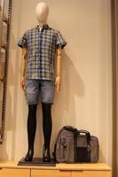 Tel Aviv Israel March 15, 2020. A mannequin is on display in a large store. photo