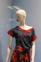 Tel Aviv Israel March 15, 2020. A mannequin is on display in a large store. photo