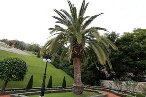 December 2, 2018 . Bahai Gardens - a magnificent park located in the city of Akko in northern Israel. photo