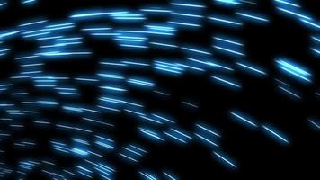 Rotating, burning bright sparks scatter in different directions. video