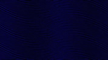 Blue parallel wave lines slow flowing animation on black background. Dynamic motion footage backdrop design. Evokes positive, calmness, appeasement emotions and sentiments. video