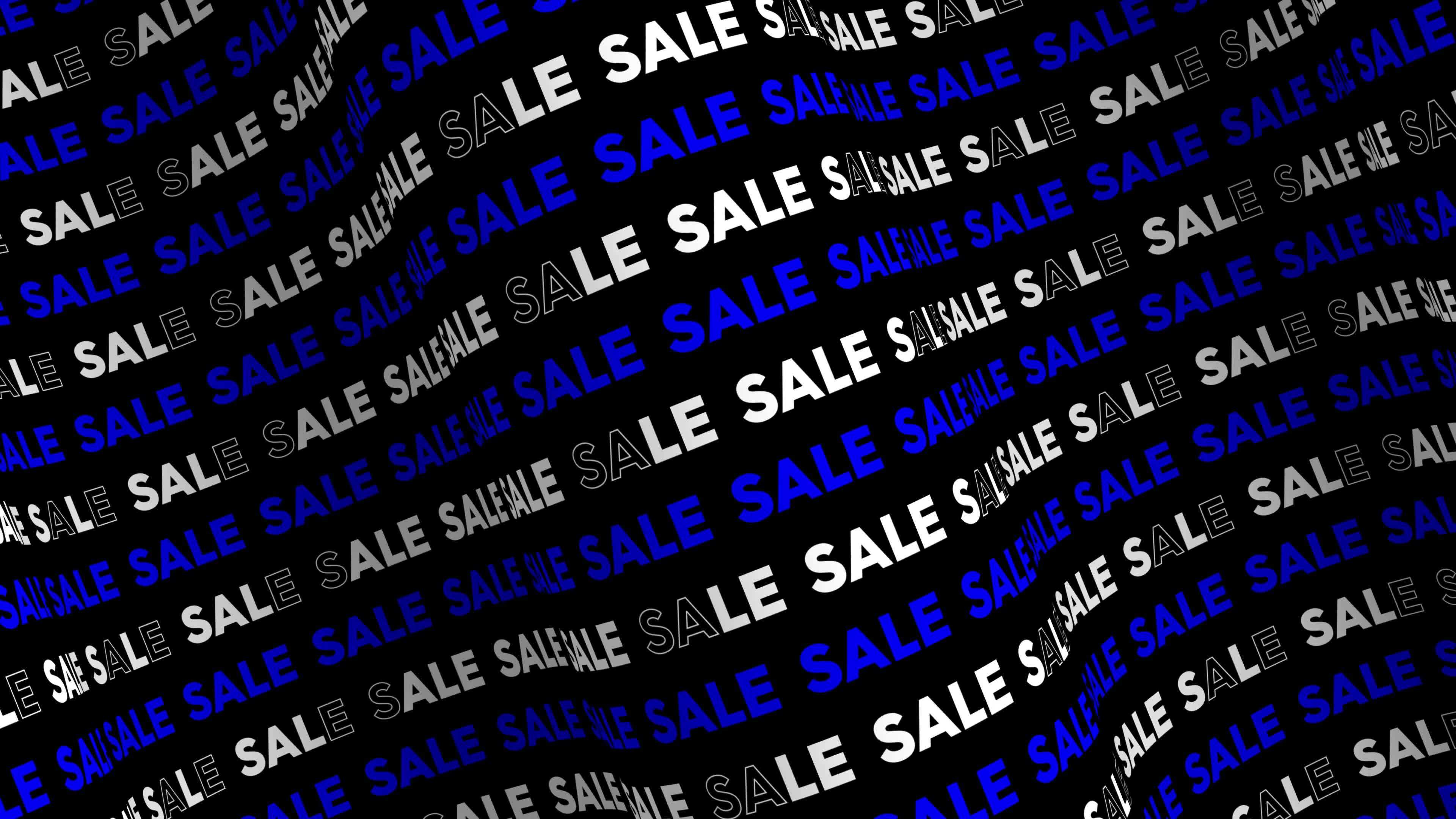 Sale promo text flow on the wave animation loop. Sale words line stream by  the curve seamless background. Running creative ticker promotion  advertising kinetic typography. 10013379 Stock Video at Vecteezy