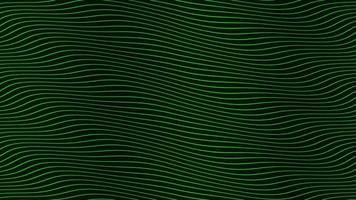 Green parallel wave lines slow flowing animation on isolated white background. Dynamic motion footage backdrop design. Evokes positive, calmness, appeasement emotions and sentiments. video