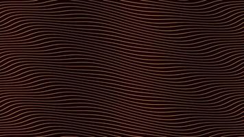Orange parallel wave lines slow flowing animation on black background. Dynamic motion footage backdrop design. Evokes positive, calmness, appeasement emotions and sentiments. video