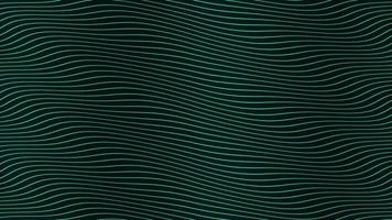 lignes d'onde parallèles vertes lente animation fluide sur fond blanc isolé. conception de fond de séquences de mouvement dynamique. évoque des émotions et des sentiments positifs, de calme, d'apaisement. video