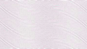 Pink parallel wave lines slow flowing animation on isolated white background. Dynamic motion footage backdrop design. Evokes positive, calmness, appeasement emotions and sentiments. video