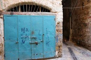 October 29, 2018. Doors in the cities of Israel. Part of the interior of buildings and structures. photo