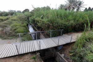 Bridge over a river in Israel. photo