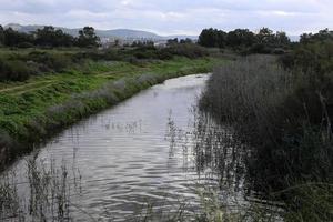 Landscape in the mountains in northern Israel photo