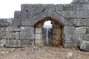 January 4, 2022 . The Nimrod Fortress is a medieval fortress located in the northern part of the Golan Heights in northern Israel. photo