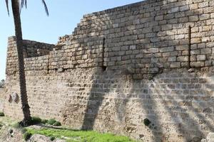 January 8, 2022 . Caesarea is an ancient city located on the Mediterranean coast of Israel. photo