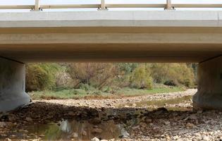 Bridge over a river in Israel. photo