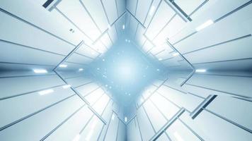 Abstract neon background. Abstract neon light loop 3D rendering. video
