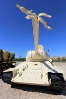 February 13, 2019 Jerusalem .Old tank in the Israeli military museum. photo