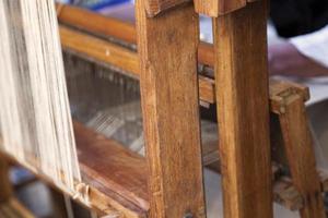 Antique hand weave machine photo