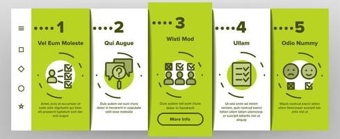 Survey Rating Elements Vector Onboarding