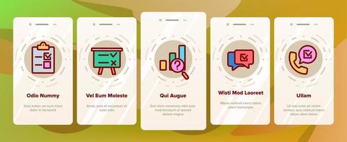 Survey Rating Elements Vector Onboarding