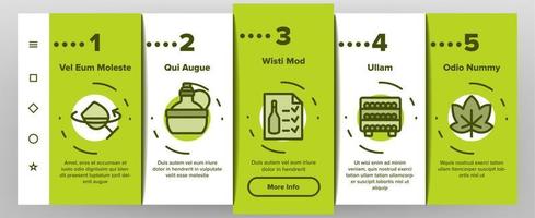 Wine Product Color Elements Vector Onboarding