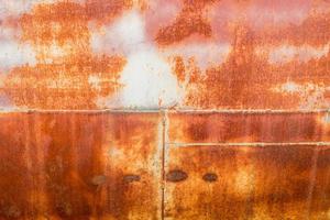 texture of rust on a metal old structure photo