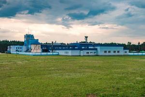 building of modern agro-processing starch factory photo