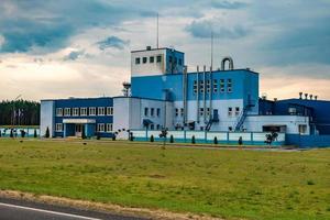 building of modern agro-processing starch factory photo