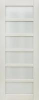 wooden doors in white style color for modern loft interior and condo apartments flat photo