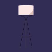 Flat illustration decorative lamp vector