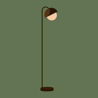 Flat illustration decorative lamp vector