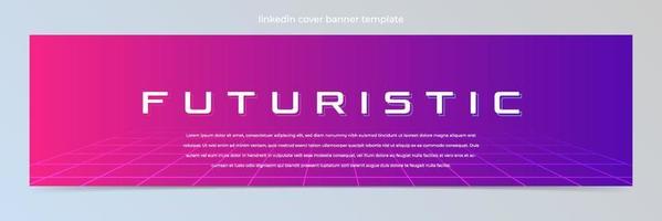 Modern abstract technology banner template vector