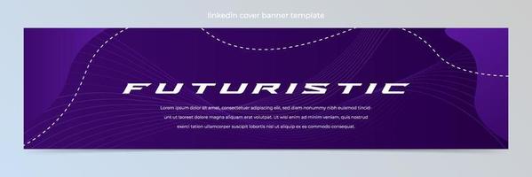 Modern abstract technology banner template vector