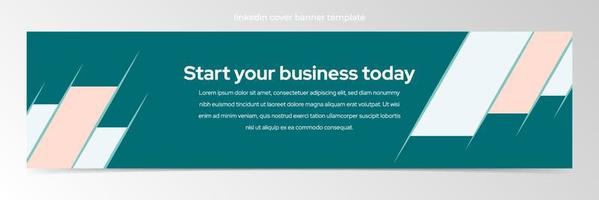 Modern abstract banner design template vector