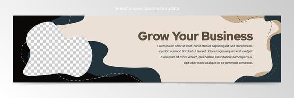 Modern abstract banner design template vector