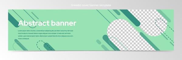 Modern abstract banner design template vector