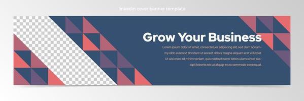 Modern abstract banner design template vector