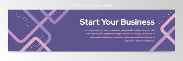 Modern abstract banner design template vector