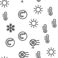 Heating And Cooling System Vector Seamless Pattern