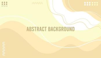 Flat geometric background with brown color and copy space vector