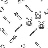 Paintball Game Tool Vector Seamless Pattern