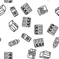 Photocopier Device Vector Seamless Pattern