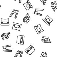 Hole Puncher Tool Vector Seamless Pattern