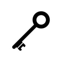 plantilla de diseño de vector de icono de llave
