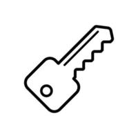 plantilla de diseño de vector de icono de llave
