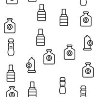 Lubricant Container Vector Seamless Pattern