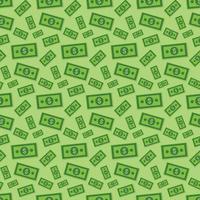 dollar money repeat pattern background vector