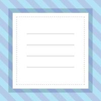 simple of stripe cover book template vector