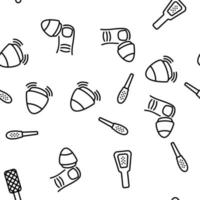 Callus Remover Tool Vector Seamless Pattern