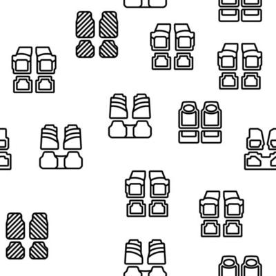 Car Mats Floor Carpet Vector Seamless Pattern